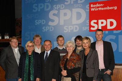 Der neue Kreisvorstand der SPD Heilbronn Land